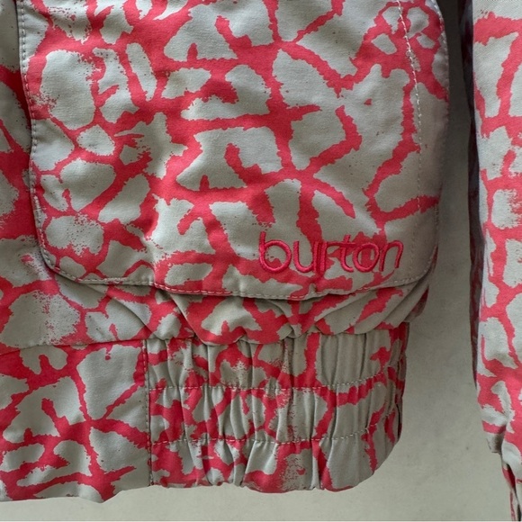 Burton Pink and Gray Ski Jacket - Picture 3 of 16
